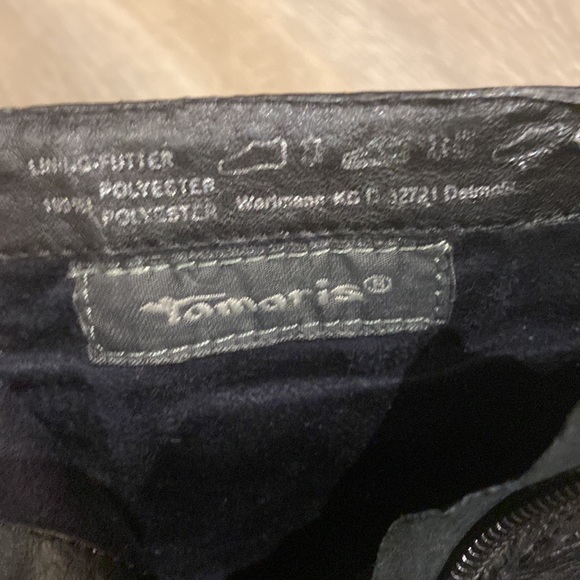 Tamaris black ankle boots - Picture 8 of 11